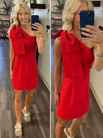 Grace Coral Flutter Sleeve Dress