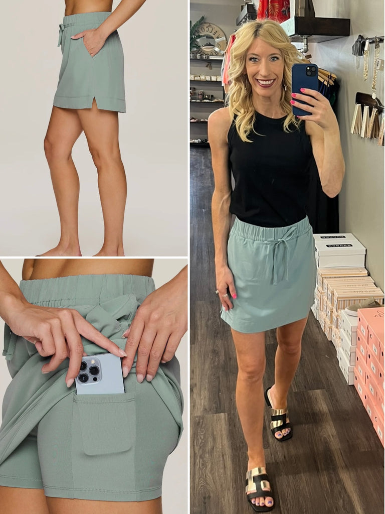 Teal Brandie Perfect Skort
