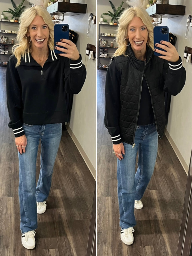 Zayda Scuba 1/4 Zip Pullover