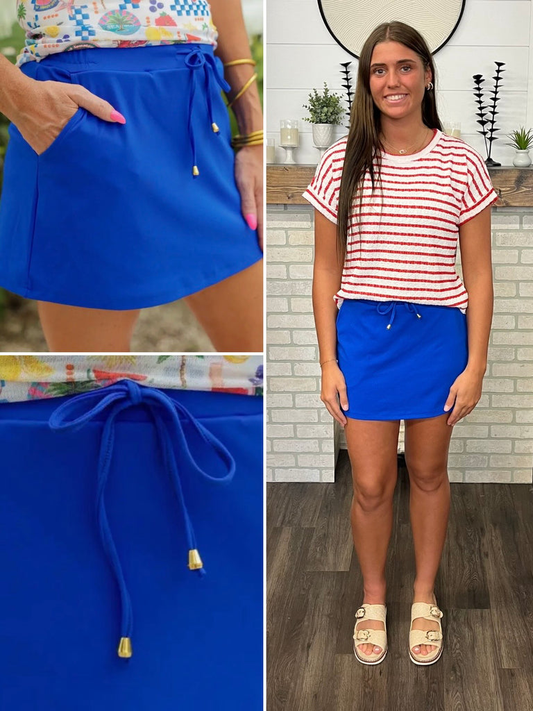 Rori Royal Blue Skort