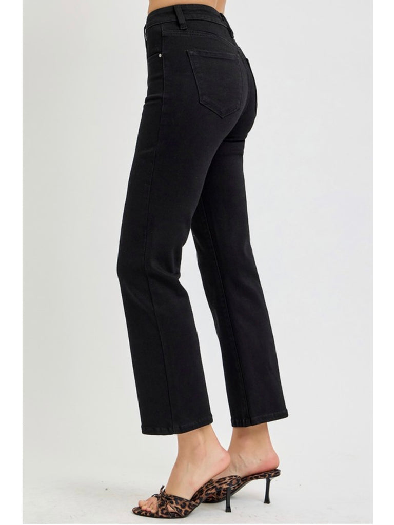 Michelle High-Rise Straight Crops