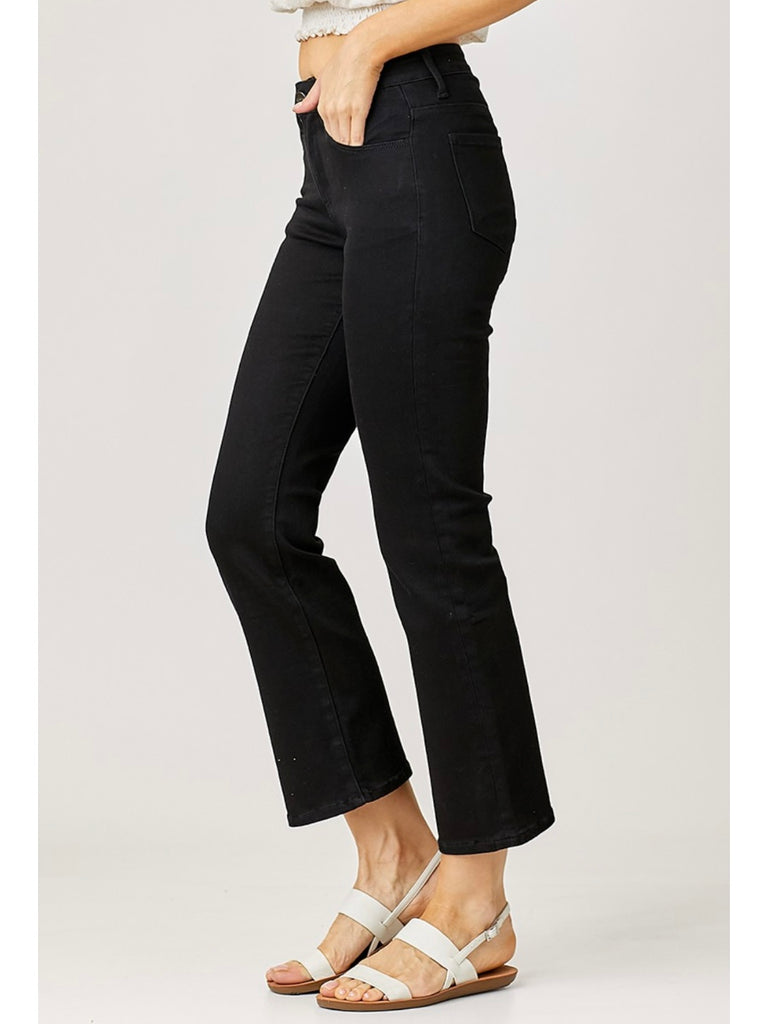Sonya Mid Rise Bootcut Crop
