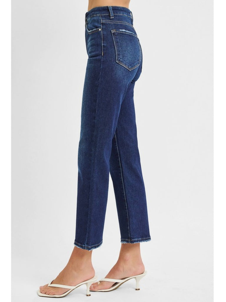 Margo High-Rise Crop Straight Denim
