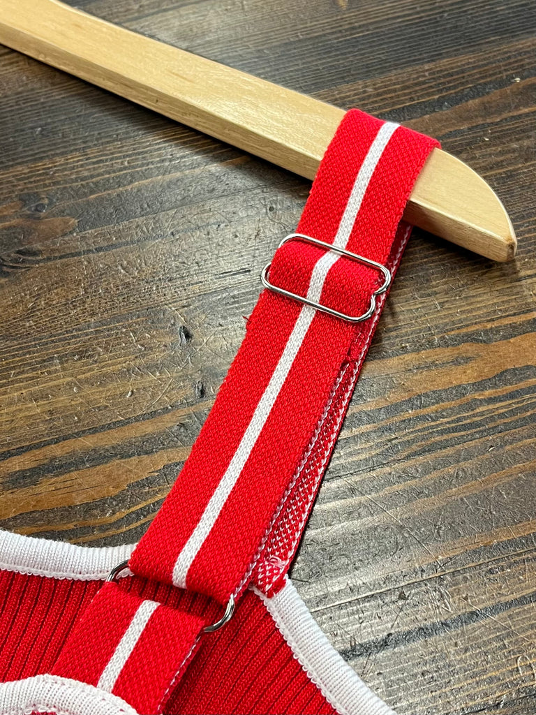 Nora Ribbed Button Tank