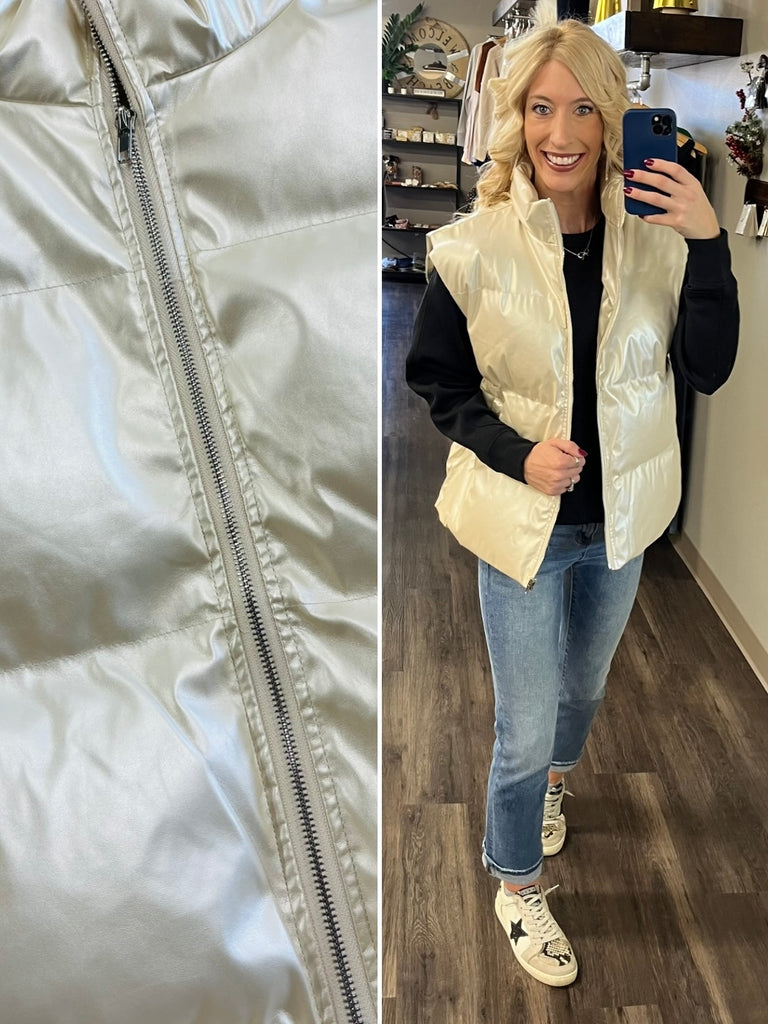 Emory Ivory Pearl Vest