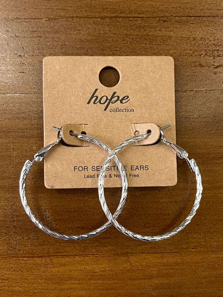 Layla Silver Hoops