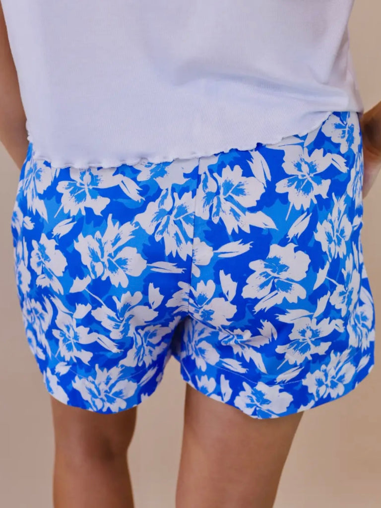 Julia Blue Floral Shorts