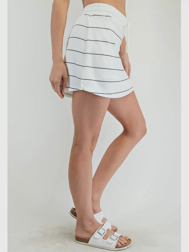 Jo Modal Skort - Ivory/Black