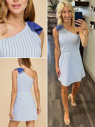 Grace Coral Flutter Sleeve Dress