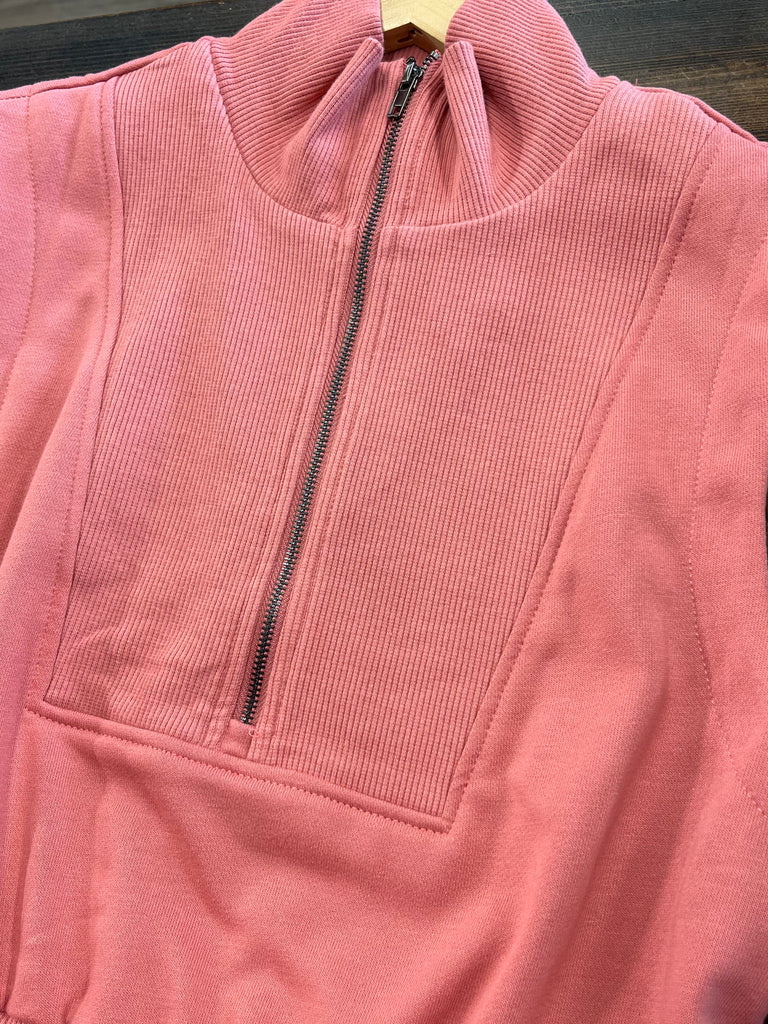 Kami Tied-Waist Dress - Dusty Mauve