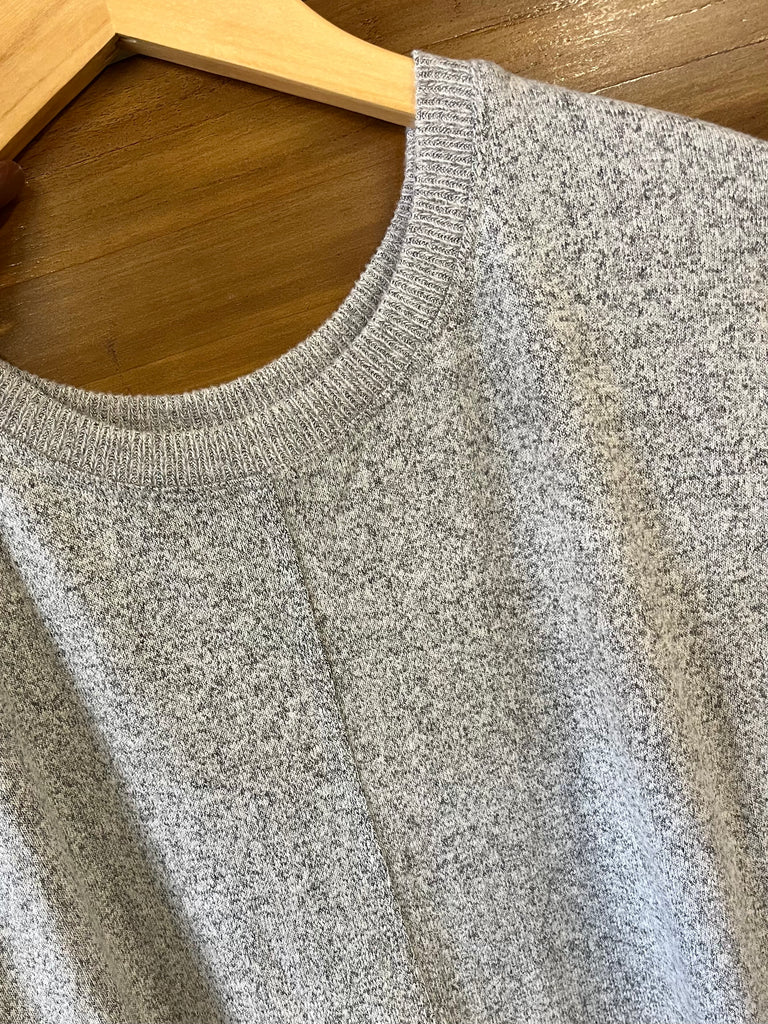 Diane So-Soft Center-Seam Sweater - Heather Gray