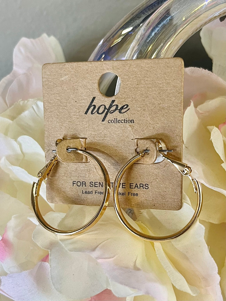 Corissa Hoop Earrings - Gold
