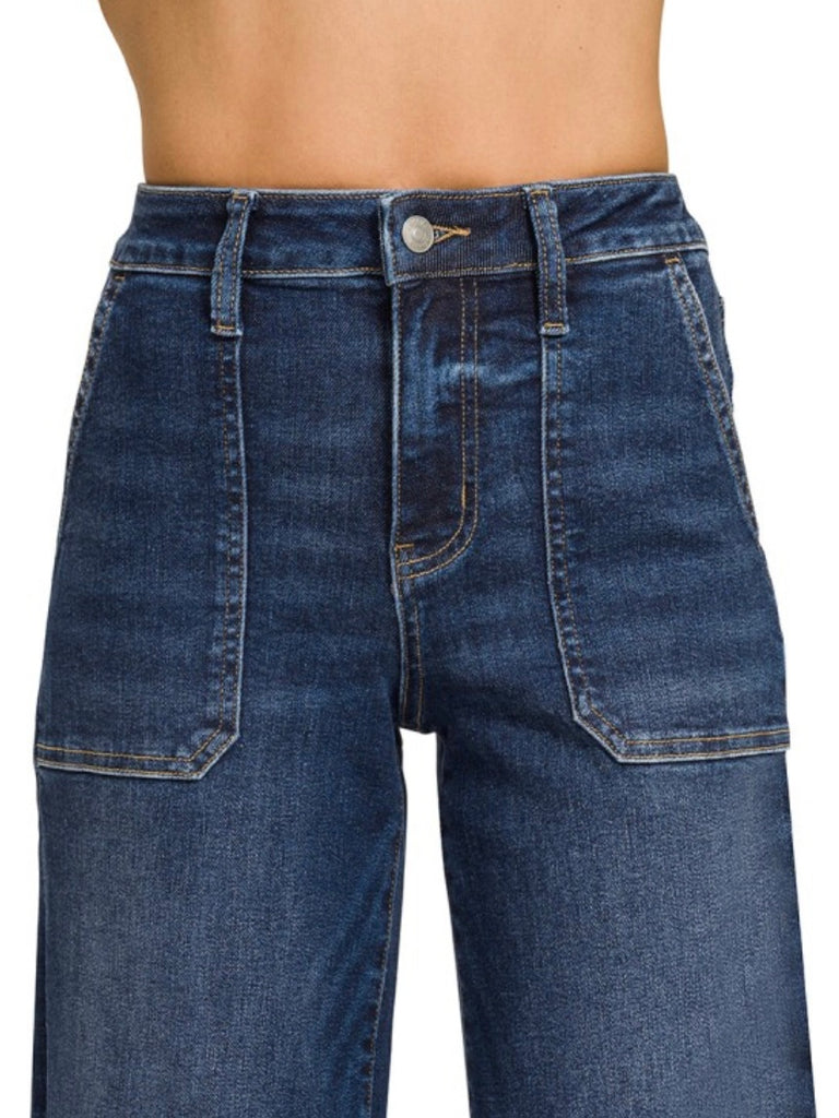 Willma Wide Leg Cropped Jeans