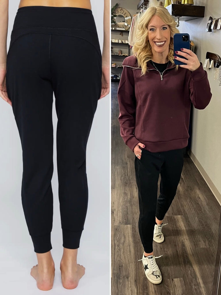 Madi Everyday Joggers - Black