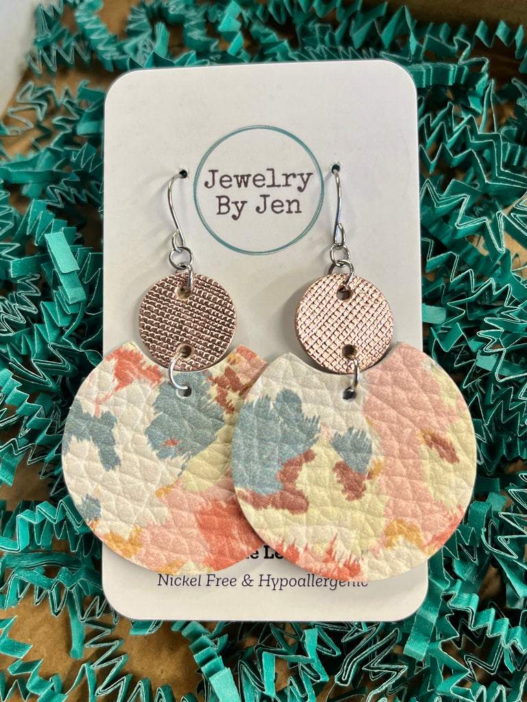 Jen Earrings - Floral Circle