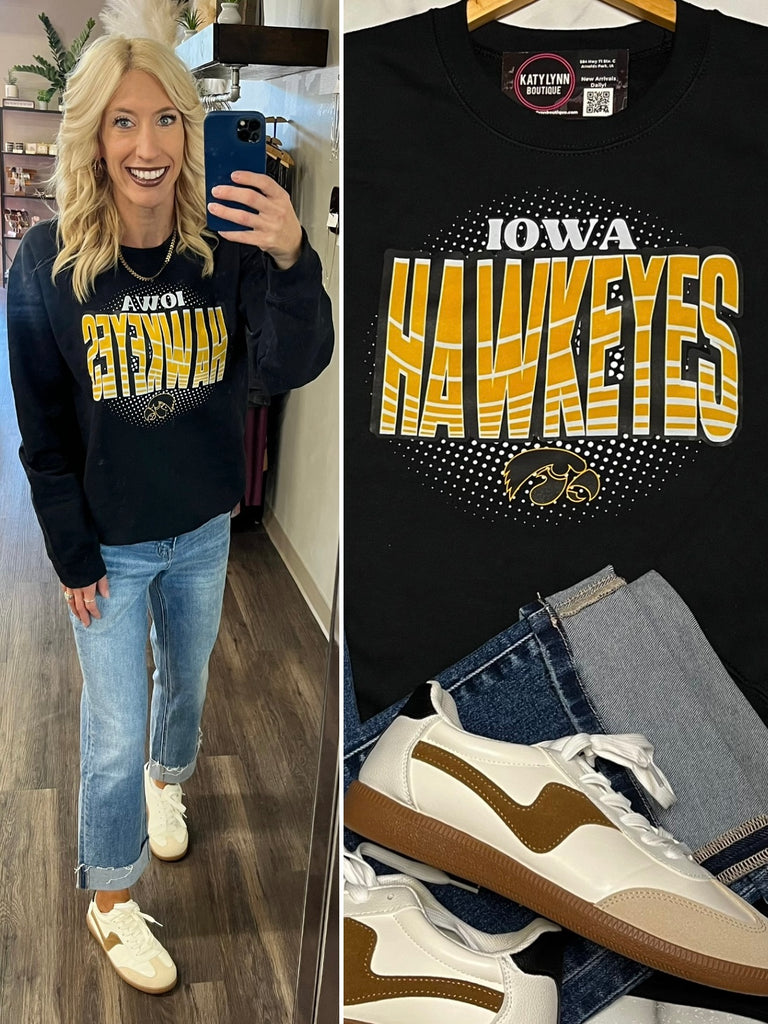 Hawkeyes for the Win Crewneck