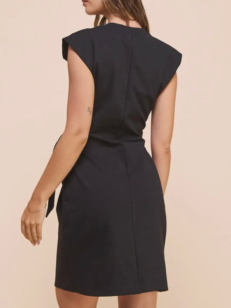 Mila Wrap Dress - Black