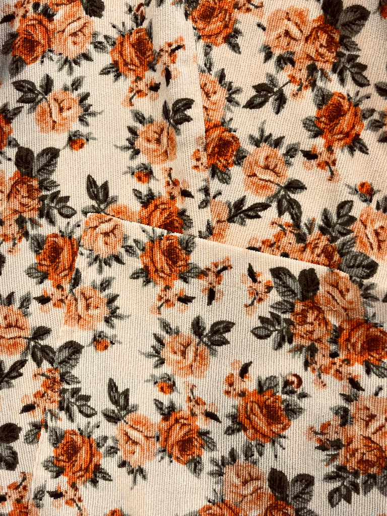 Amber Vintage Floral Straight Leg Overalls