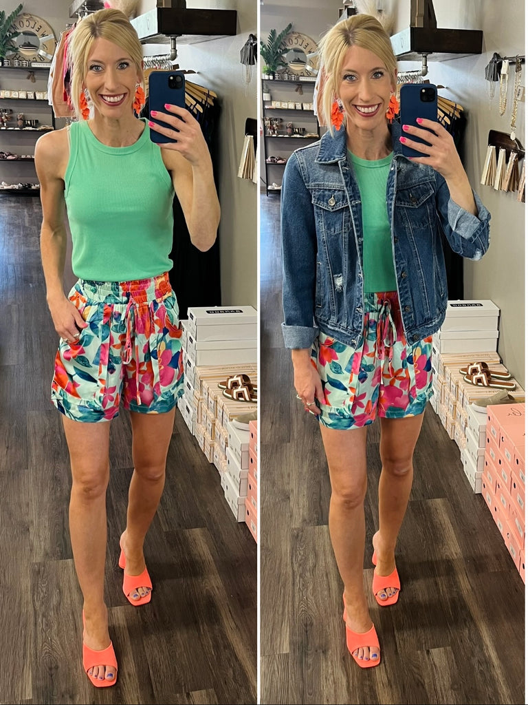 Beth 2 Piece Floral Set