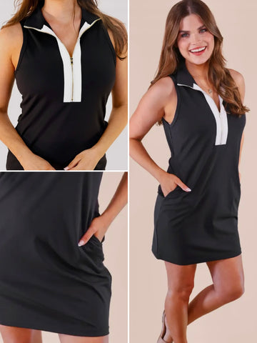 Grace Coral Flutter Sleeve Dress