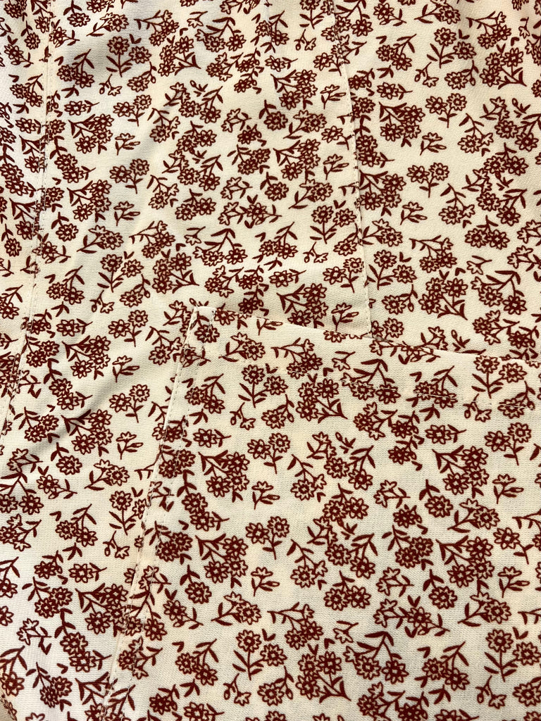 Amber Mini Floral Straight Leg Overalls