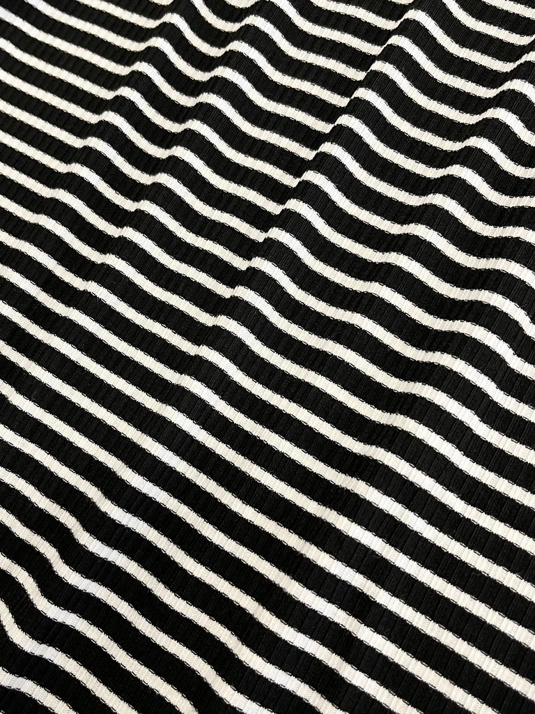 Darren Ribbed Knit Tank-Black