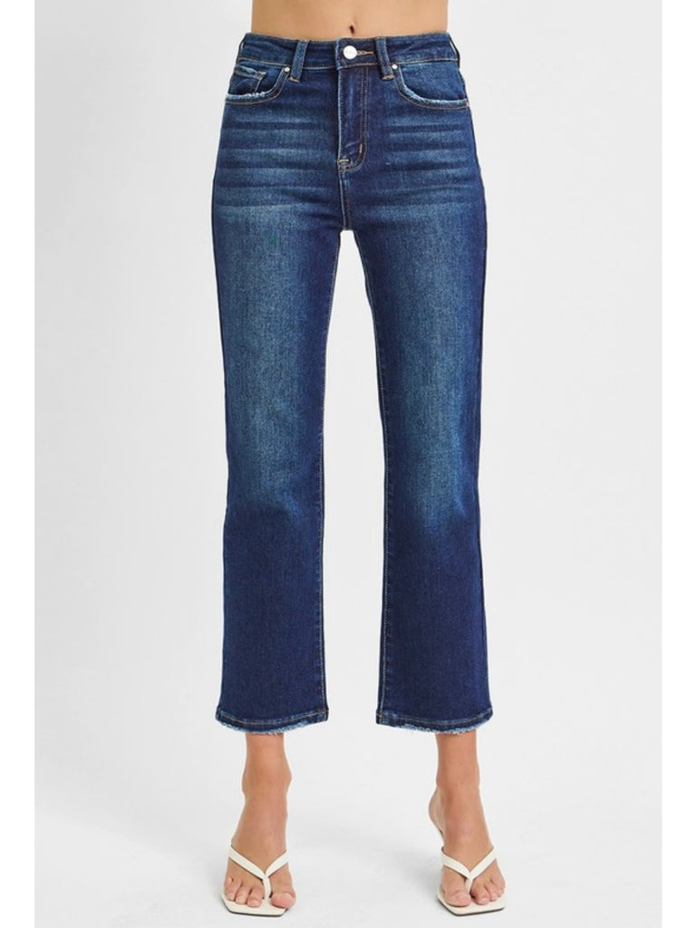 Margo High-Rise Crop Straight Denim