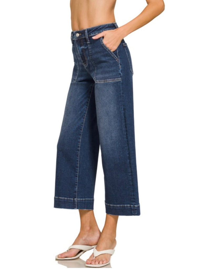 Willma Wide Leg Cropped Jeans