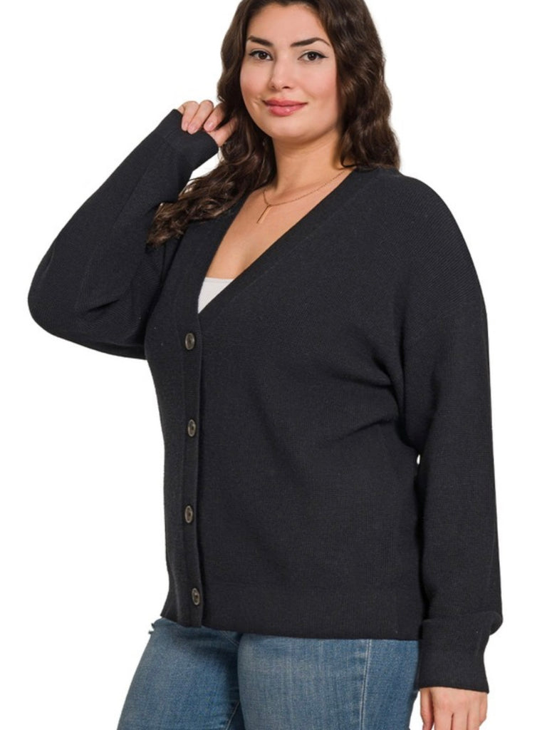 Corinne Knit Cardi - Black