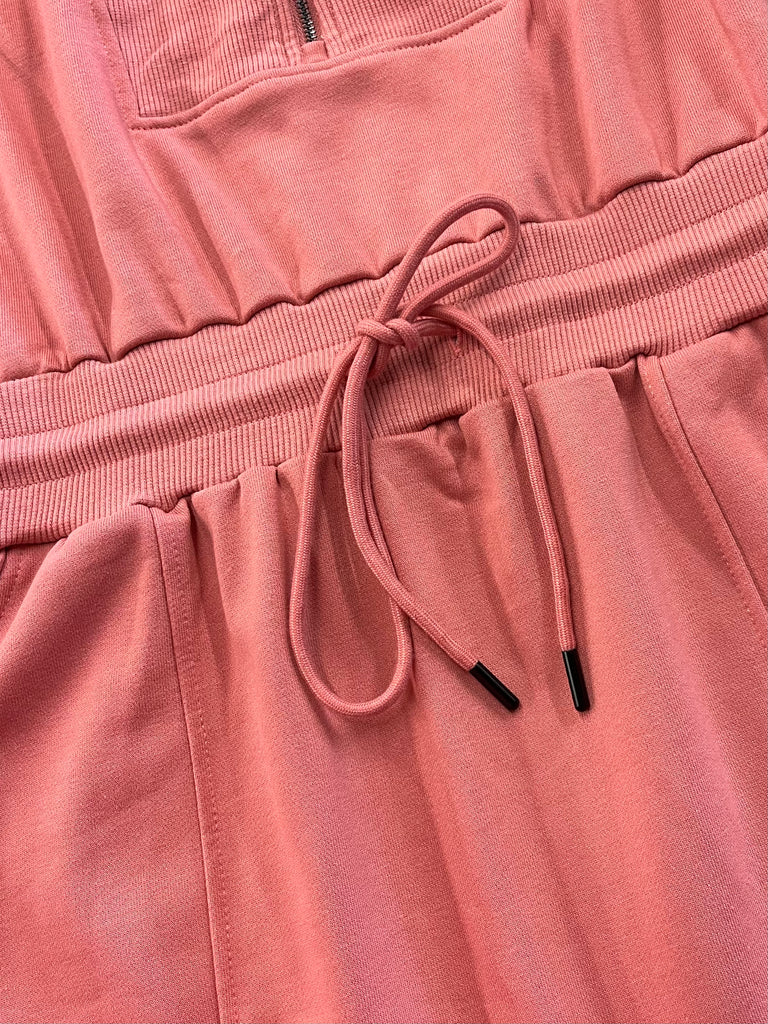 Kami Tied-Waist Dress - Dusty Mauve