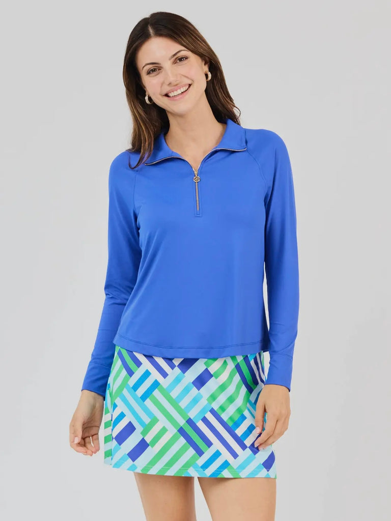 Aspen Skort - Blue/Green Surf
