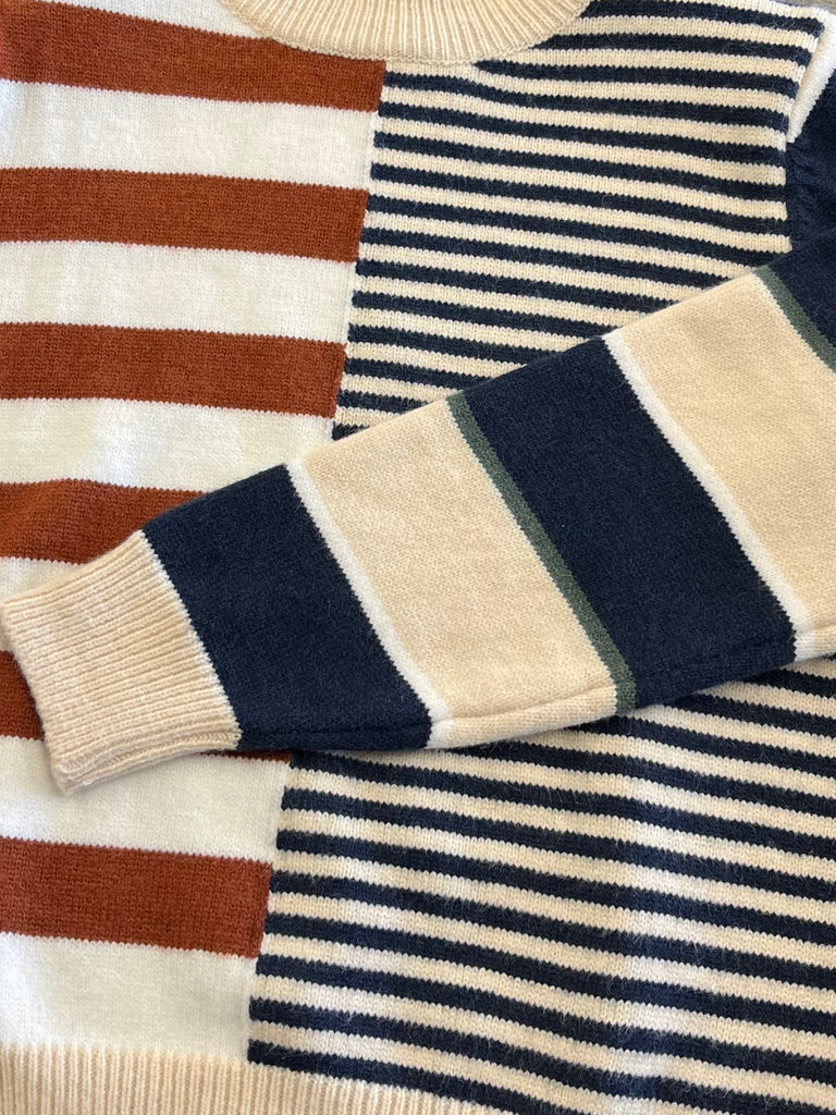 Cassie Mixed Stripe Sweater