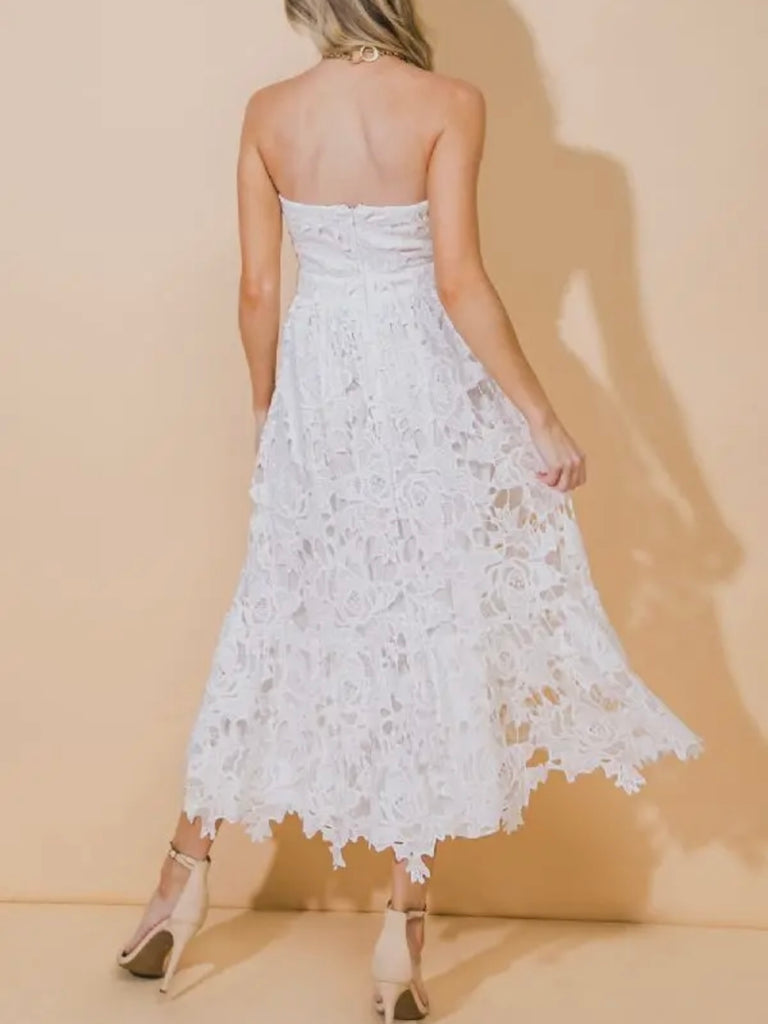 Valentina Lace Overlay Dress