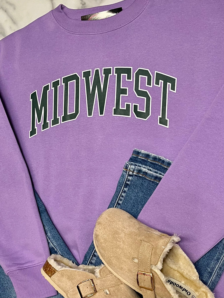 Midwest So-Soft Crewneck - Lavender