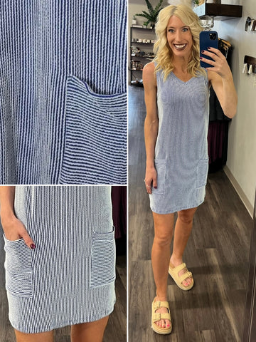 Grace Coral Flutter Sleeve Dress