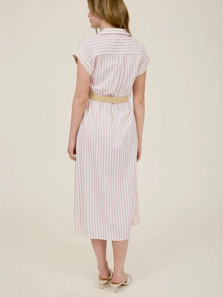 Ruby Mauve Belt Dress