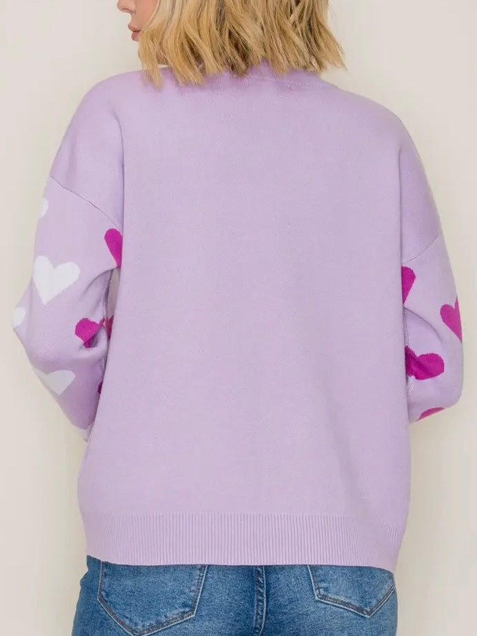 Shelby Love Lavender Sweater