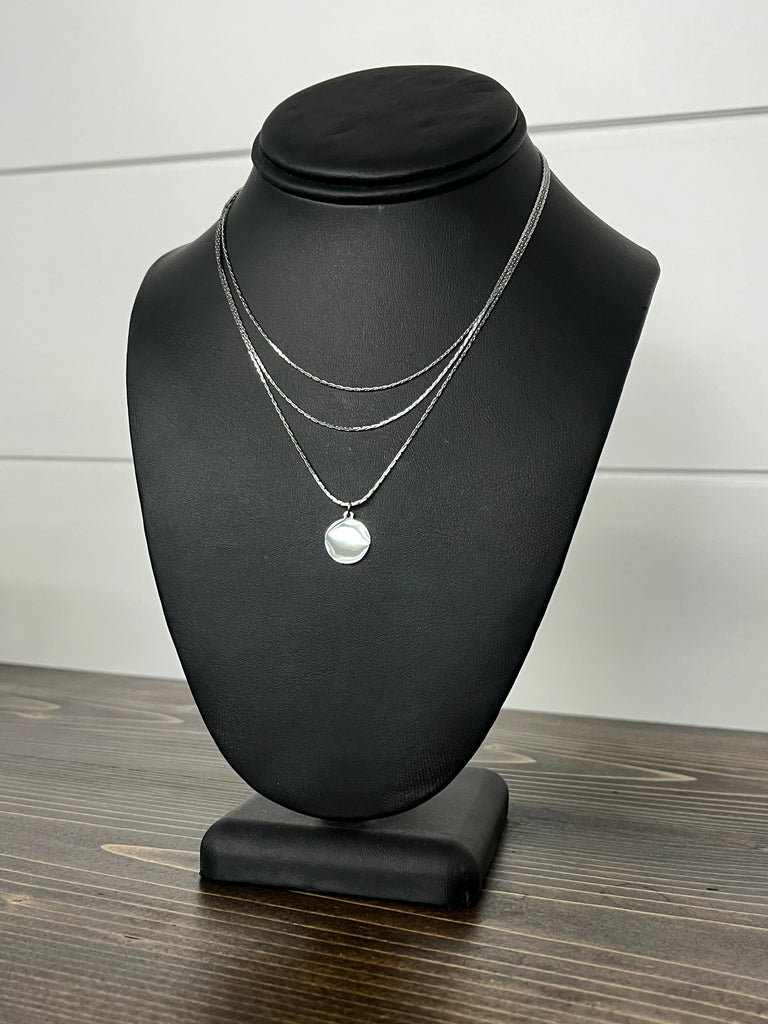 Audi No-Tarnish Stainless Steel Layered Necklace