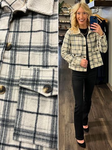 Ayla Scalloped Striped Tank - Red/Pink