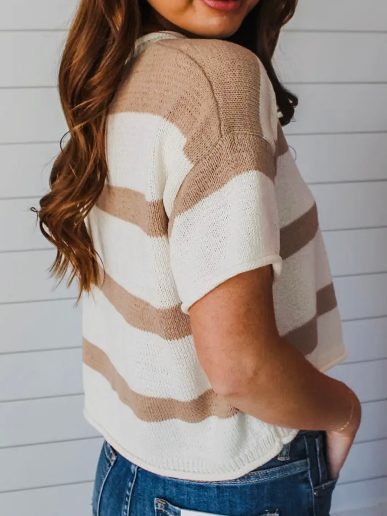 Max Dropped Sleeve Sweater Tee