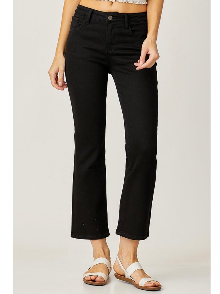 Sonya Mid Rise Bootcut Crop