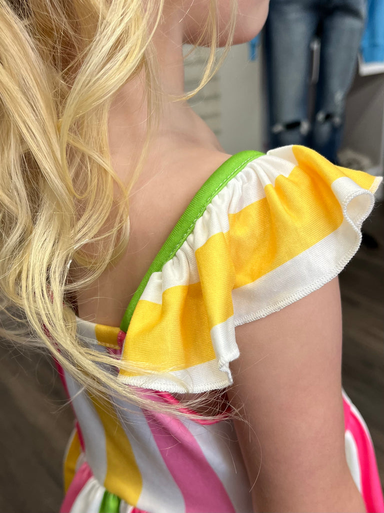 Willow Striped Dress-KIDS