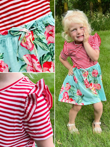 Hannah Polka Dot Romper-KID