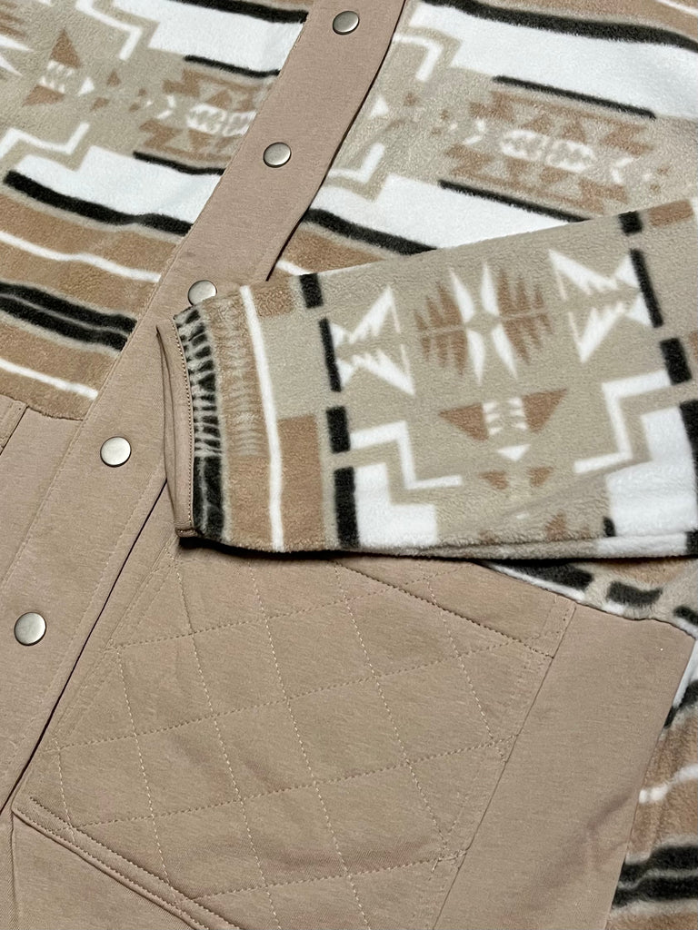 Audi Aztec Jacket - Tan