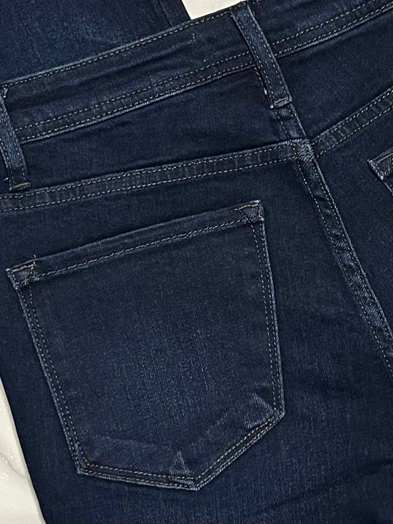 Haylie High-Rise Cuffed Skinny with Button-Fly