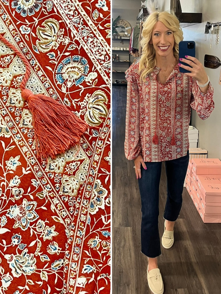 Carly Tassel Long Sleeve