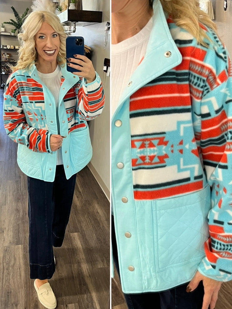 Audi Aztec Jacket - Blue