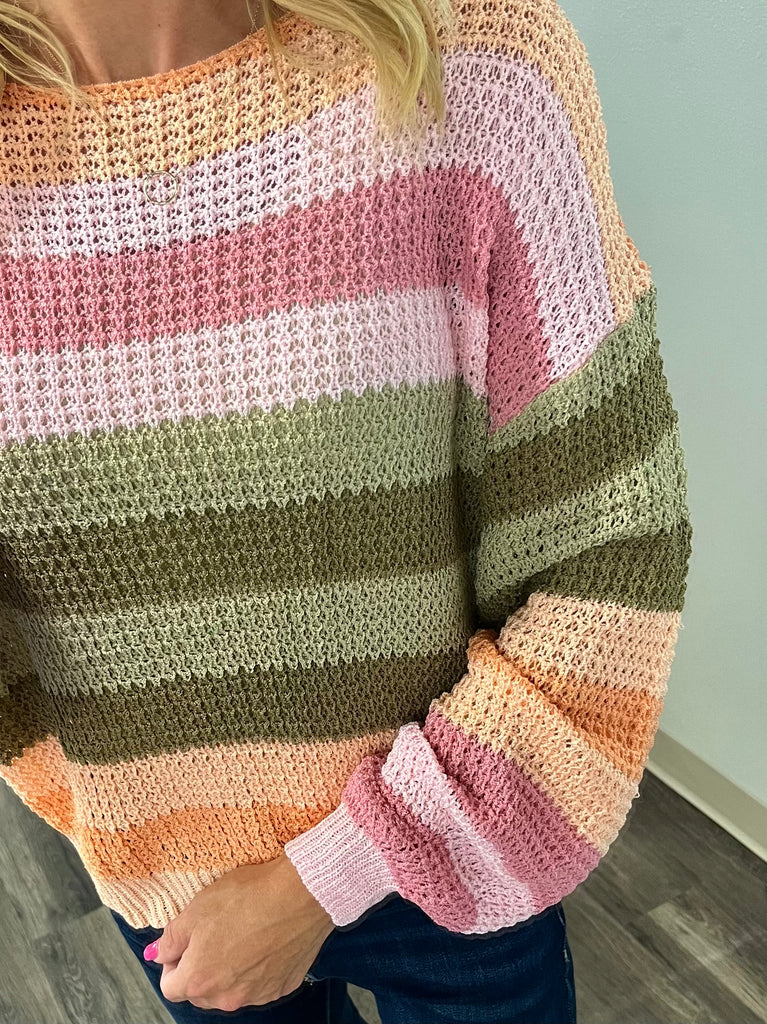 Kate Striped Boatneck Sweater