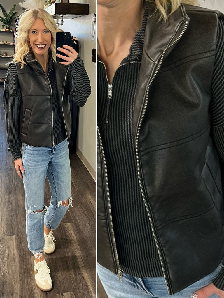 Jazmine Charcoal Vest