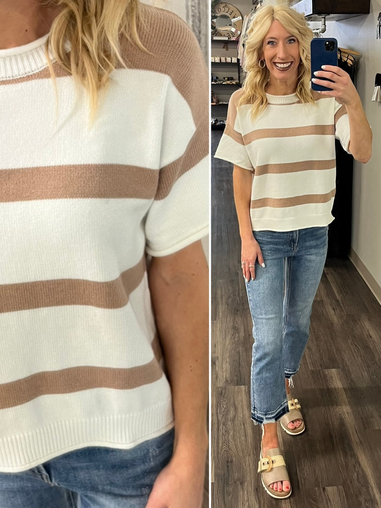 Max Dropped Sleeve Sweater Tee